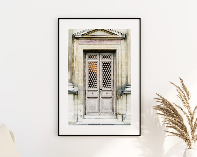 Vintage Door - Paris Photography Print - Fine Art Photography - Paris Wall Art - Paris - Print - Poster - Paris Art Print - Paris Door Print