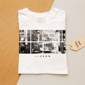 Lisbon T Shirt - Mens or Womens Fits Available - Classic or Premium Crewneck - TShirt - T-shirt - Tee - Gift - Unisex - Made to Order