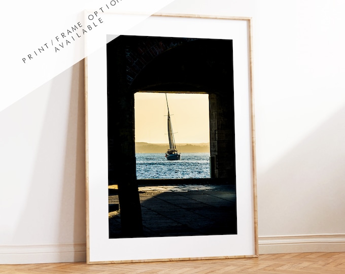 Hotwalls Sunset - Photography Print - Portsmouth and Southsea Prints - Wall Art -  Frame and Canvas Options - Portrait