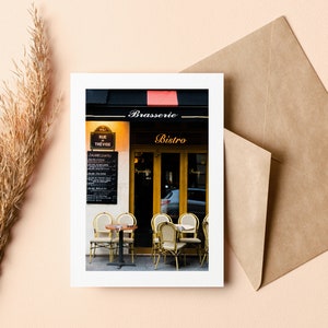 Paris Greeting Card - Greeting Card - Blank Inside - Birthday - Anniversary - Mothers Day - Fathers Day - Holiday - Greetings Card
