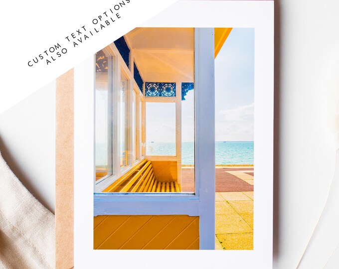 Southsea Greeting Card - Portsmouth and Southsea Photography Greeting Cards - Envelope Included - Birthday - Wedding - Anniversary