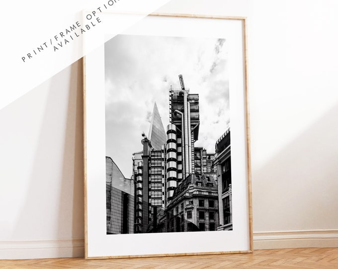 Lloyds of London - London Photography Print - Fine Art Photography - London Print - Poster - Print - Architecture - Modernist Architecture