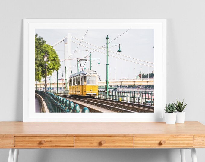 Budapest Trams Landscape Print - Budapest Photography Print - Fine Art Photography - Wall Art - Poster - Print - Framed - Canvas - Gift