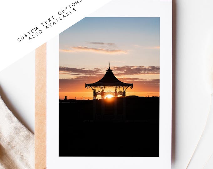 Southsea Bandstand Greeting Card - Portsmouth and Southsea Photography Greeting Cards - Envelope Included - Birthday - Wedding - Anniversary