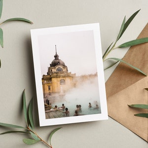 Budapest Grußkarte - Grußkarte - Innen leer - Geburtstag - Jubiläum - Muttertag - Vatertag - Urlaub - Grußkarte