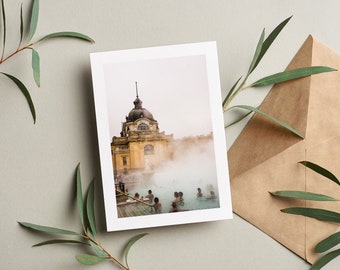 Budapest Greeting Card - Greeting Card - Blank Inside - Birthday - Anniversary - Mothers Day - Fathers Day - Holiday - Greetings Card