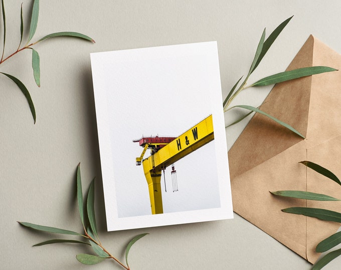 Belfast Greeting Card - Greeting Card - Blank Inside - Birthday - Anniversary - Mothers Day - Fathers Day - Holiday - Greetings Card
