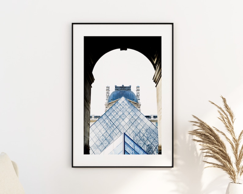 Louvre - Paris Photography Print - Fine Art Photography - Paris Wall Art - Paris - Print - Poster - Paris Art Print - Paris Home Decor image 1
