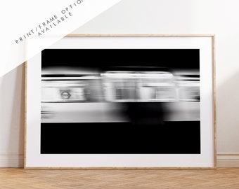 London Underground Print - London Photography Print - Fine Art Photography - London Print - Poster - Wall Art - Landscape - Monochrome