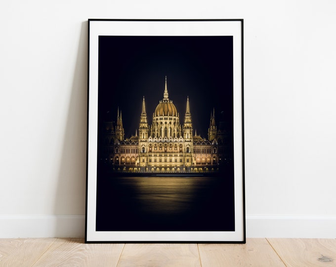 Budapest Print - Hungarian Parliament - Budapest Photography Print - Fine Art Photography - Wall Art - Poster - Print - Framed - Canvas