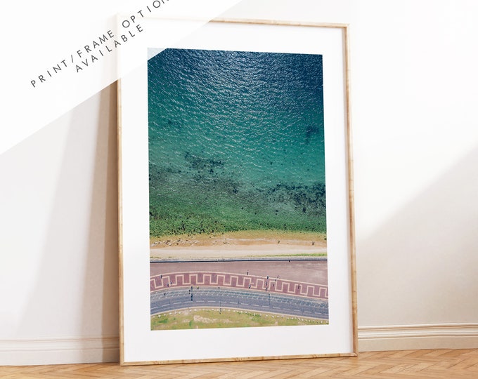 Southsea Promenade - Photography Print - Portsmouth and Southsea Prints - Wall Art -  Frame and Canvas Options - Portrait - Aerial