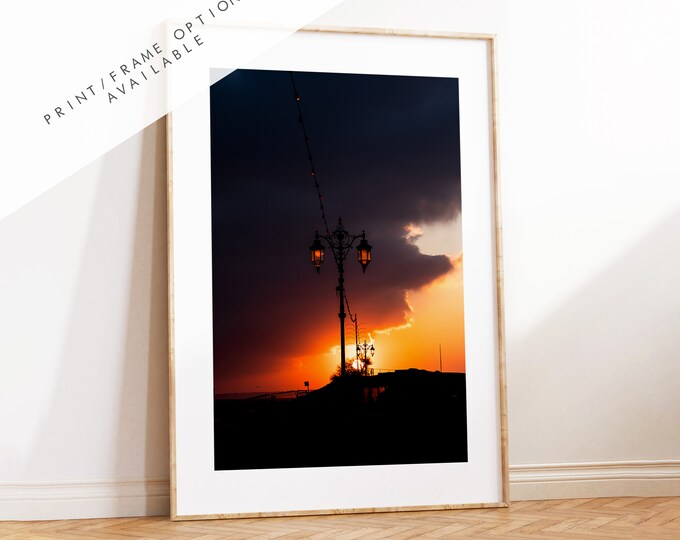 Southsea Sunsets - Photography Print - Portsmouth and Southsea Prints - Wall Art -  Frame and Canvas Options - Portrait