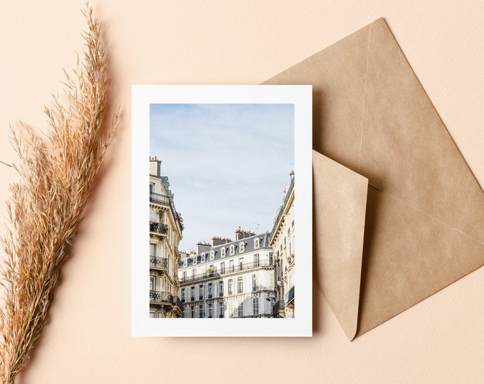 Paris Greeting Card - Greeting Card - Blank Inside - Birthday - Anniversary - Mothers Day - Fathers Day - Holiday - Greetings Card