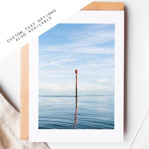 Tarjeta de felicitación de Eastney Beach - Tarjetas de felicitación con fotografía de Portsmouth y Southsea - Sobre incluido - Cumpleaños - Boda - Aniversario