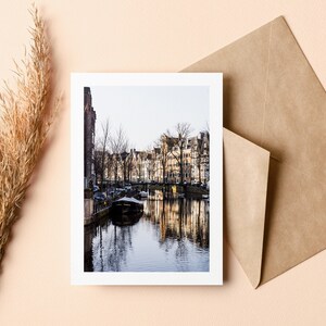 Tarjeta de felicitación de Ámsterdam - Tarjeta de felicitación - Interior en blanco - Cumpleaños - Aniversario - Día de la Madre - Día del Padre - Vacaciones - Tarjeta de felicitación