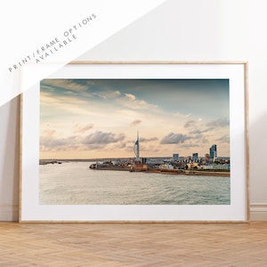 Portsmouth Sunset - Photography Print - Portsmouth and Southsea Prints - Wall Art -  Frame and Canvas Options - Landscape