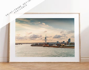 Portsmouth Sunset - Photography Print - Portsmouth and Southsea Prints - Wall Art -  Frame and Canvas Options - Landscape
