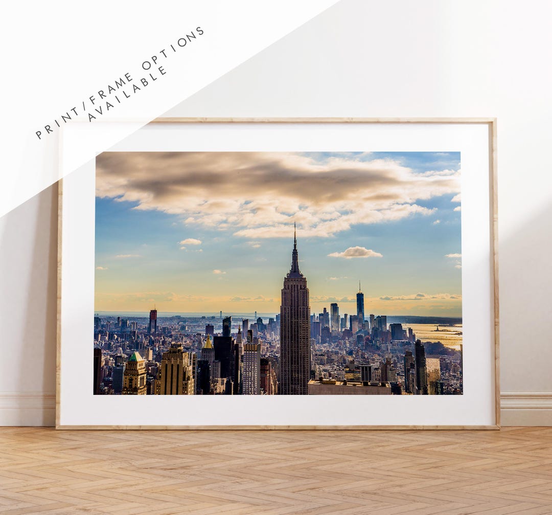 New York Skyline Print - NYC Photography Print - New York City - Prints ...