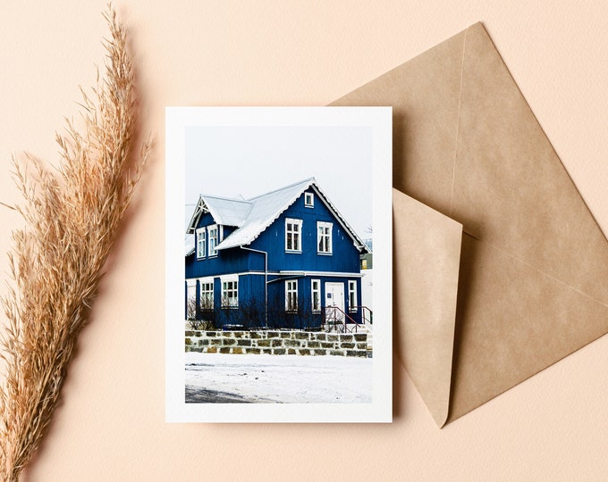 Xmas Greeting Card - Christmas Greeting Card - Greeting Card - Blank Inside - Holidays - Christmas - Nature - Snow - Xmas - Gift