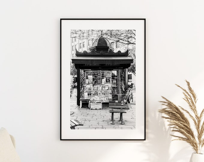 Paris Kiosks - Paris Photography Print - Fine Art Photography - Paris Wall Art - Paris - Print - Poster - Paris Art Print - News Kiosks