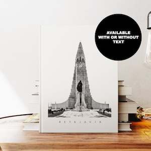 Quaderno Reykjavik - Diario - A5 o A4 - Diario di viaggio - Diario con copertina rigida - Quaderno ad anelli - A righe - Grafico - Carta normale - Piccolo regalo