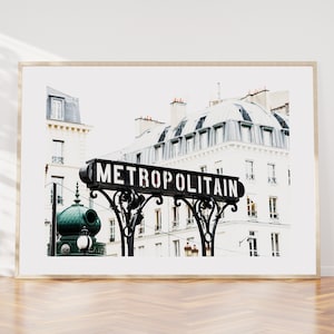 Metropolitain - Paris Photography Print - Fine Art Photography - Paris Wall Art - Paris - Print - Poster - Paris Art Print - Paris Metro