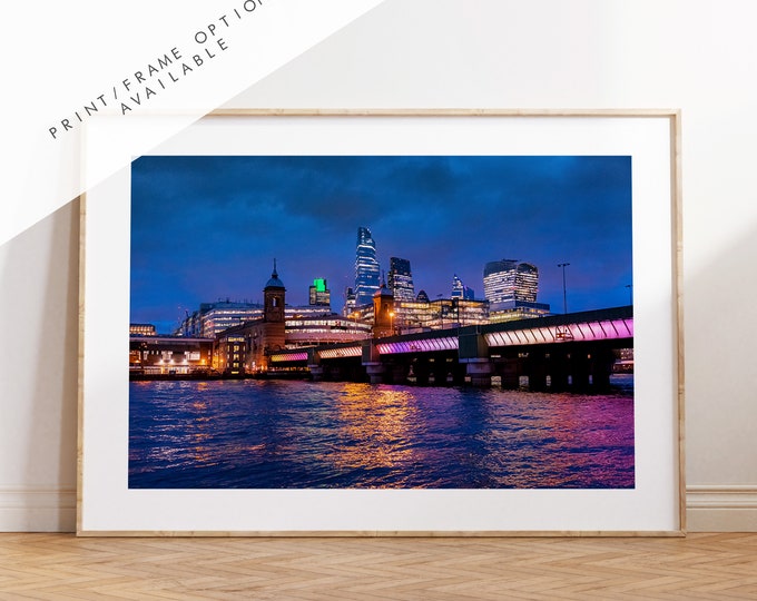 London at Twilight - London Photography Print - Fine Art Photography - London Print - Poster - Wall Art - Landscape Photography Print