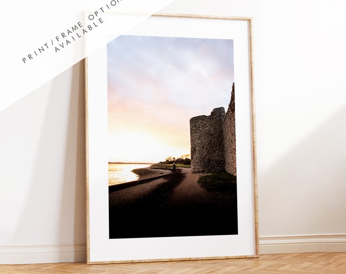 Portchester Castle - Photography Print - Portsmouth and Southsea Prints - Wall Art -  Frame and Canvas Options - Portrait