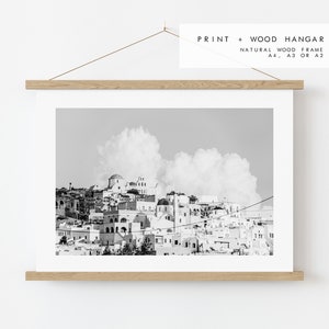 Greece Black and White Photography Print Greece Print Poster Santorini Photography Greece Wall Art Monochrome Greece Poster image 6