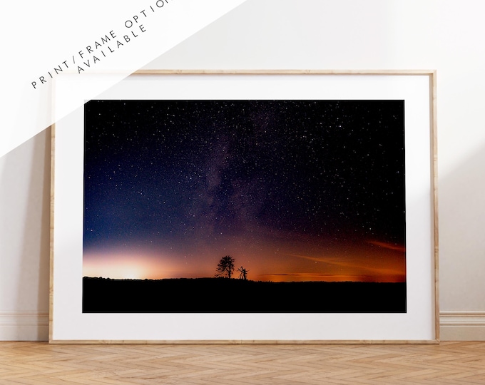 Night Sky Photography Print - New Forest - Hampshire Photography Prints - Wall Art -  Frame and Canvas Options - Landscape  - UK