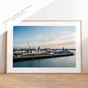 Portsmouth Dockyard - Photography Print - Portsmouth and Southsea Prints - Wall Art -  Frame and Canvas Options - Landscape