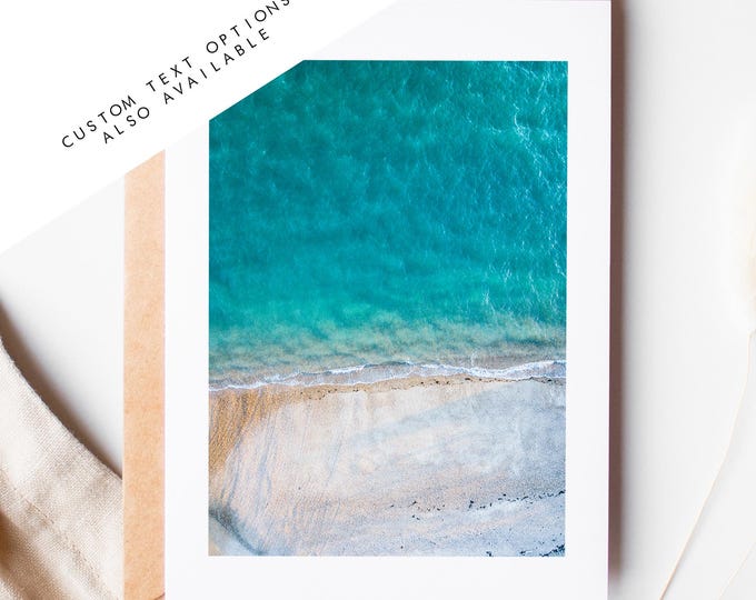 Southsea Beach Greeting Card - Portsmouth and Southsea Photography Greeting Cards - Envelope Included - Birthday - Wedding - Anniversary