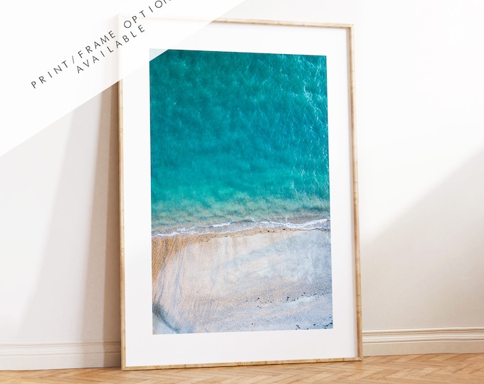 Southsea Beach - Photography Print - Portsmouth and Southsea Prints - Wall Art -  Frame and Canvas Options - Portrait - Aerial