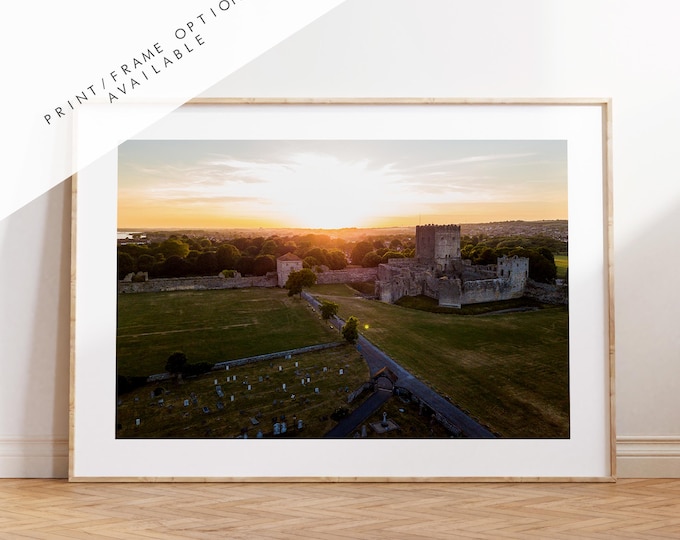 Portchester Castle Photography Print - Hampshire Photography Prints - Wall Art -  Frame and Canvas Options - Landscape  - UK
