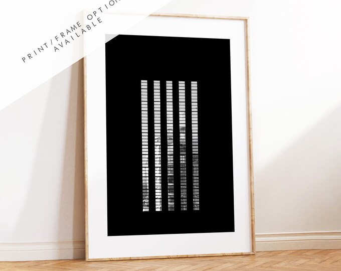 Minimalist Architecture Print - London Photography Print - Fine Art Photography - London Print - Poster - Wall Art - Black and White Print