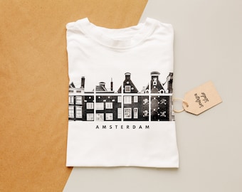 Amsterdam T Shirt - Mens or Womens Fits Available - Classic or Premium Crewneck - TShirt - T-shirt - Tee - Gift - Unisex - Made to Order