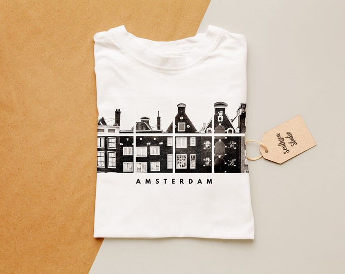 Amsterdam T Shirt - Mens or Womens Fits Available - Classic or Premium Crewneck - TShirt - T-shirt - Tee - Gift - Unisex - Made to Order
