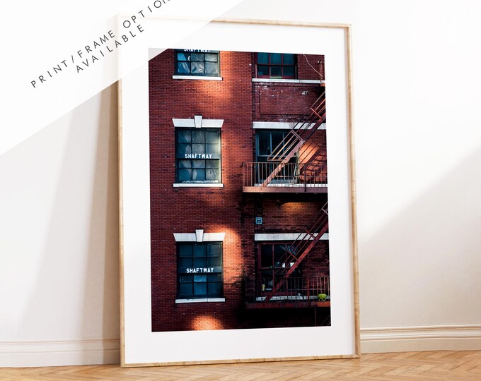 Manhattan Print  - New York City Photography Print - New York Abstract Art Print - Apartments - Architecture - NYC - Industrial - Urban