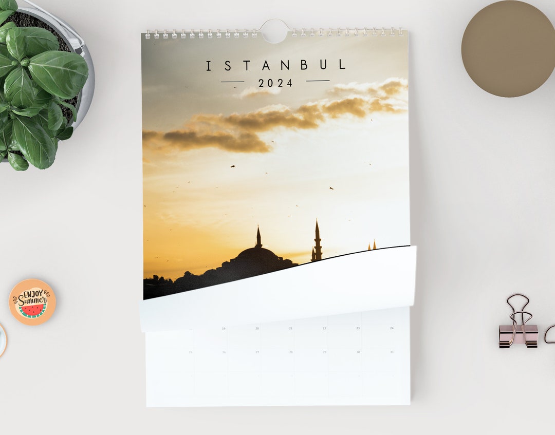 Istanbul 2024 Calendar A3 Wall Calendar Istanbul Turkey Calendar 2024