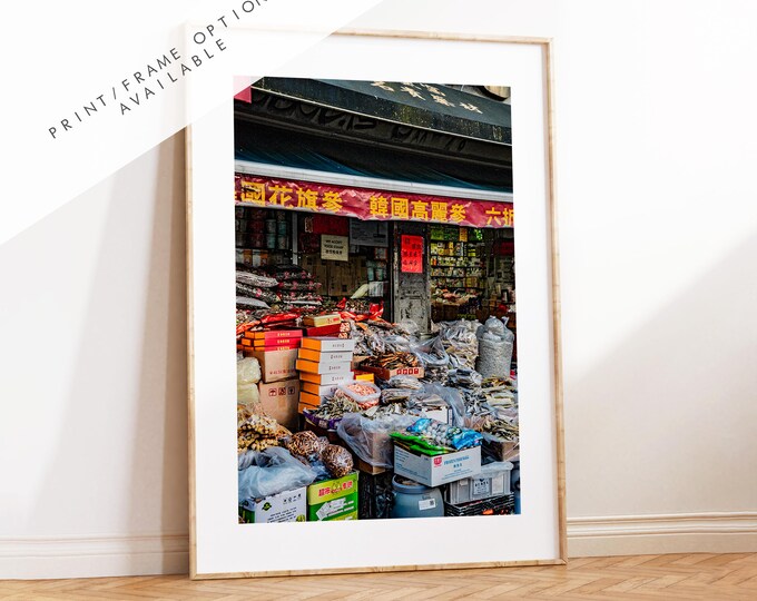 Chinatown Print - New York Poster - Manhattan Print - New York Print - Poster - Artwork - Chinatown New York - Photography - Print - Food