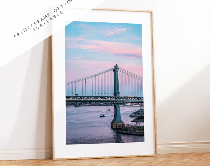 Manhattan Bridge Print - NYC Photography Print - New York City - Prints or Framed Prints available - New York City Wall Art