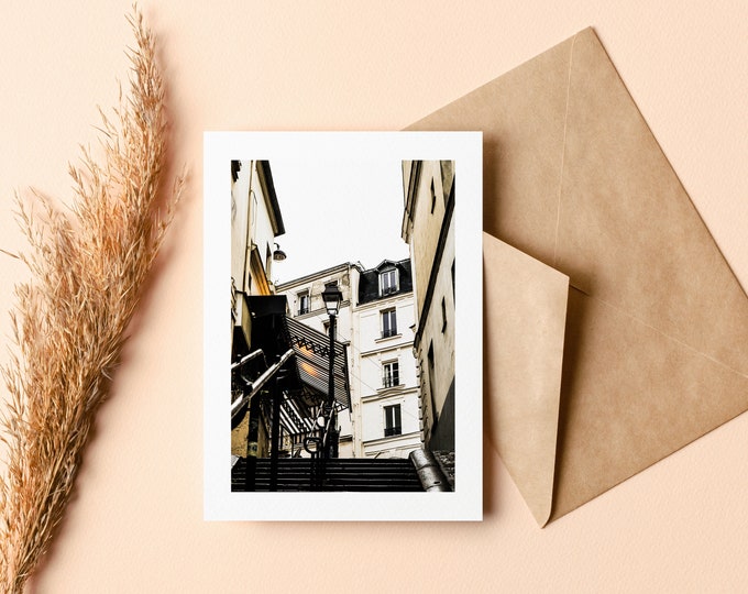 Paris Greeting Card - Greeting Card - Blank Inside - Birthday - Anniversary - Mothers Day - Fathers Day - Holiday - Greetings Card