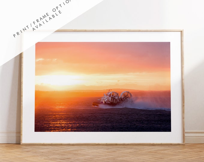 Southsea Hovercraft - Photography Print - Portsmouth and Southsea Prints - Wall Art -  Frame and Canvas Options - Landscape