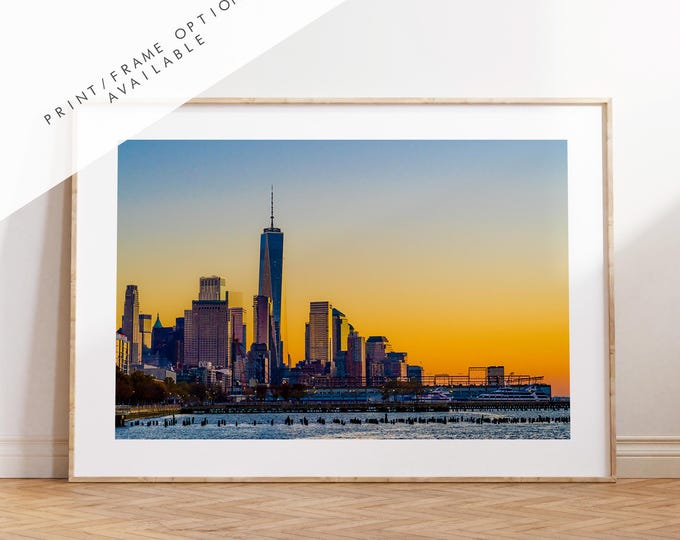 World Trade Centre Print - New York Print - Fine Art Photography Print - New York Photography - Travel - New York Print  - City Photo Sunset