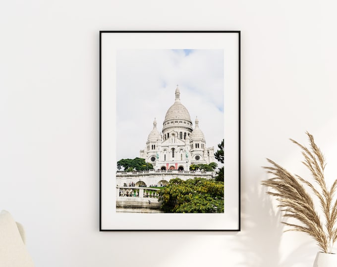 Sacre Coeur Steps - Paris Photography Print - Fine Art Photography - Paris Wall Art - Paris - Print - Poster - Paris Art Print - Colour
