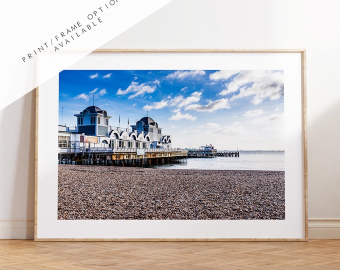South Parade Pier - Photography Print - Portsmouth and Southsea Prints - Wall Art -  Frame and Canvas Options - Landscape