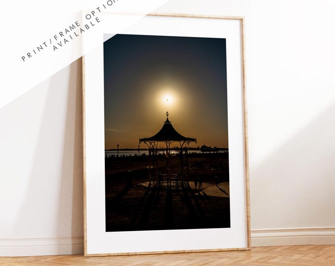 Southsea Eclipse - Photography Print - Portsmouth and Southsea Prints - Wall Art -  Frame and Canvas Options -  Portrait