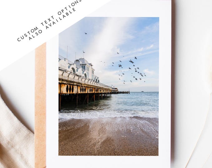 Southsea Greeting Card - Portsmouth and Southsea Photography Greeting Cards - Envelope Included - Birthday - Wedding - Anniversary