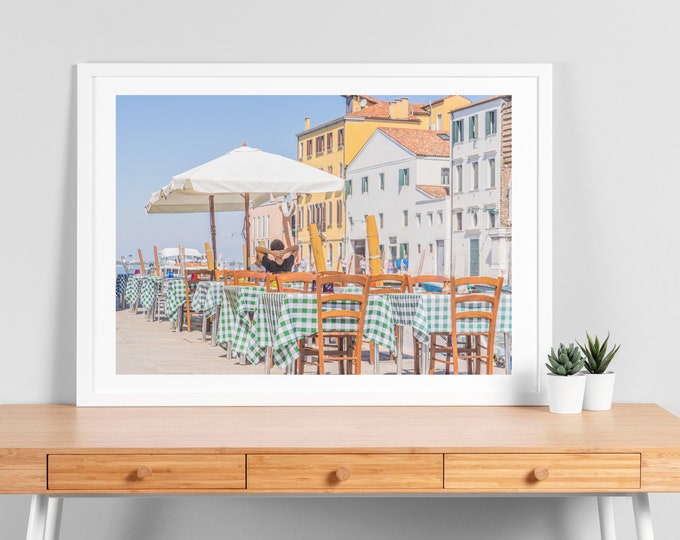 Trattoria - Venice Restaurant - Venice Photography Print - Cafe - Ristorante - Grand Canal - Travel - Venice Print - Venice Wall Art - Photo