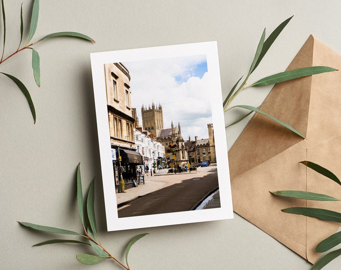 Wells Greeting Card - Greeting Card - Blank Inside - Birthday - Anniversary - Mothers Day - Fathers Day - Holiday - Greetings Card